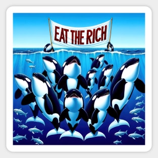 Eat The Rich Sticker